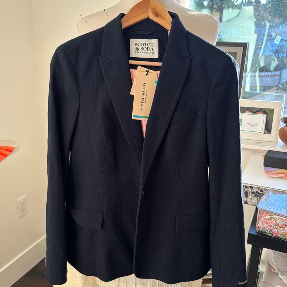 Scotch and Soda Navy Blazer